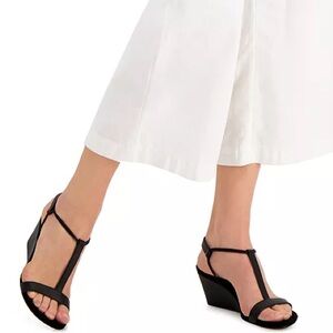 Style & Co Mulan Wedge Sandals in Taupe, Size 12 NEW in Box